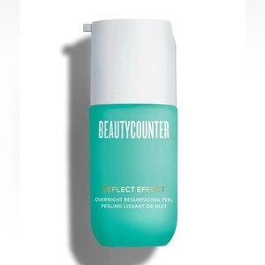 Beautycounter Teal & White Overnight Resurfacing Peel Bottle